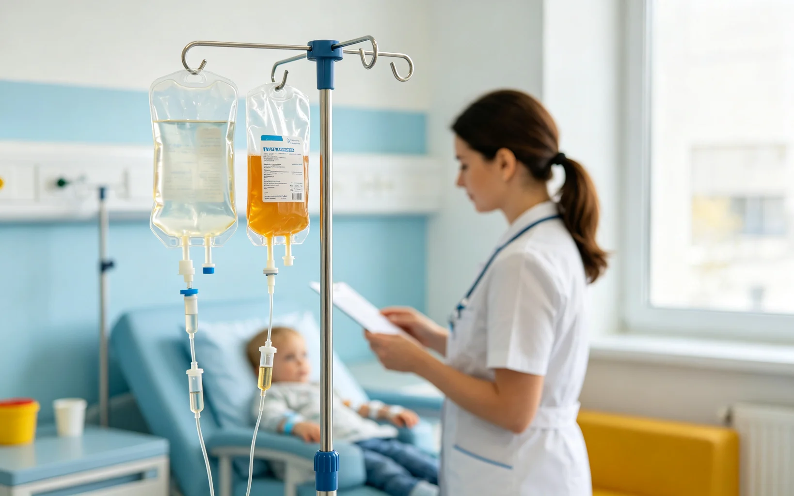 Traitement par perfusion d’IVIG en clinique